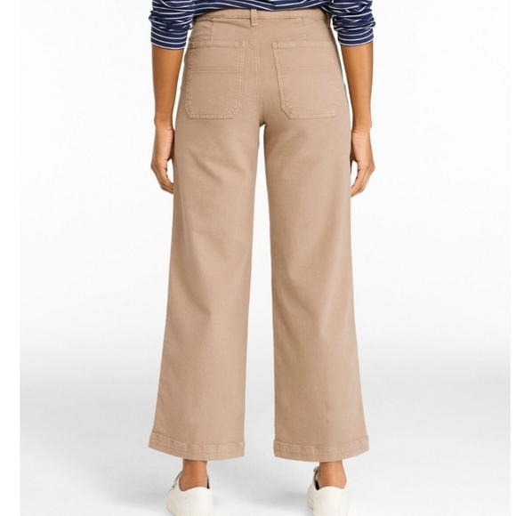 3367  LL Bean Women's 207 Vintage Jeans, High-Rise Wide-Leg Sz 14 NWT - Picture 3 of 11